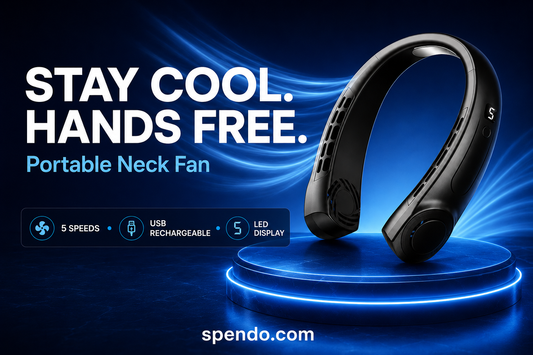 Stay Cool Hands-Free: Why a Portable Neck Fan is the Ultimate Travel & Outdoor Gadget