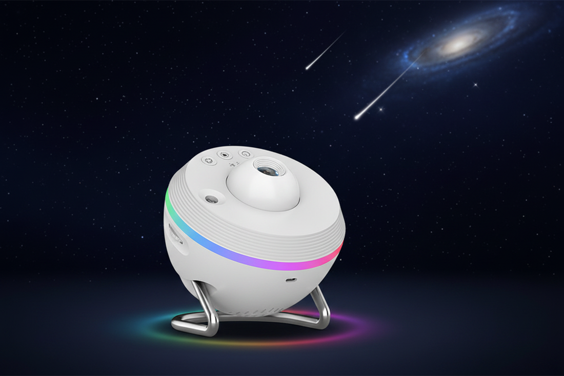 What Galaxy Projector Has Interchangeable Scenes and Meteor Effects?