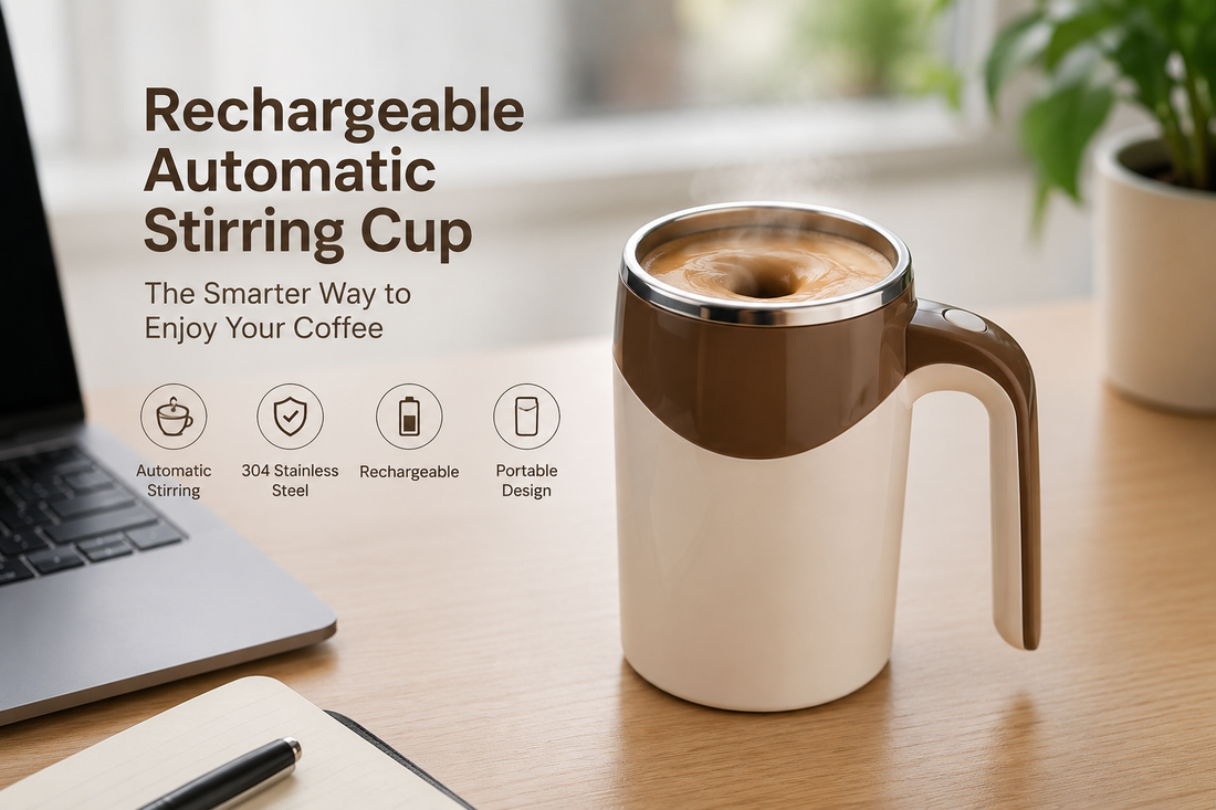 The Self-Stirring Coffee Cup That's Changing Morning Routines