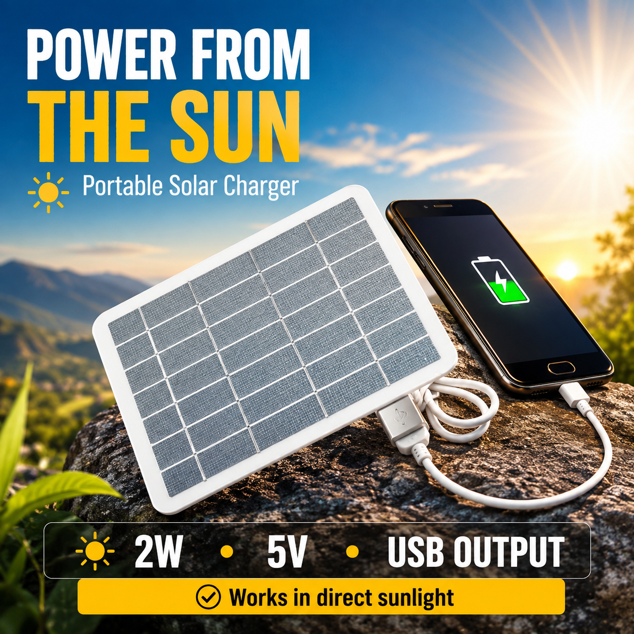 Portable Solar Power Bank